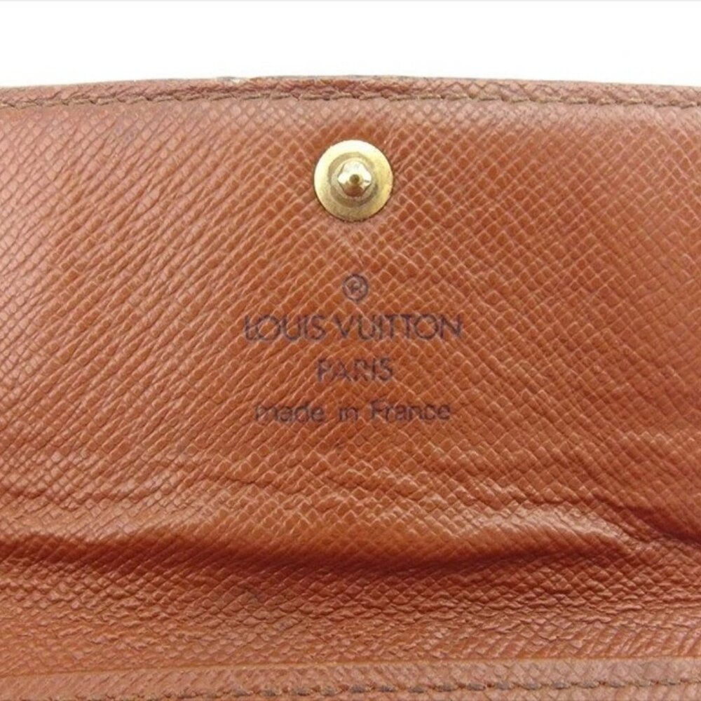 LOUIS VUITTON Key holder Brown beige gold Women M62630 Authentic secondhand - Picture 9 of 9